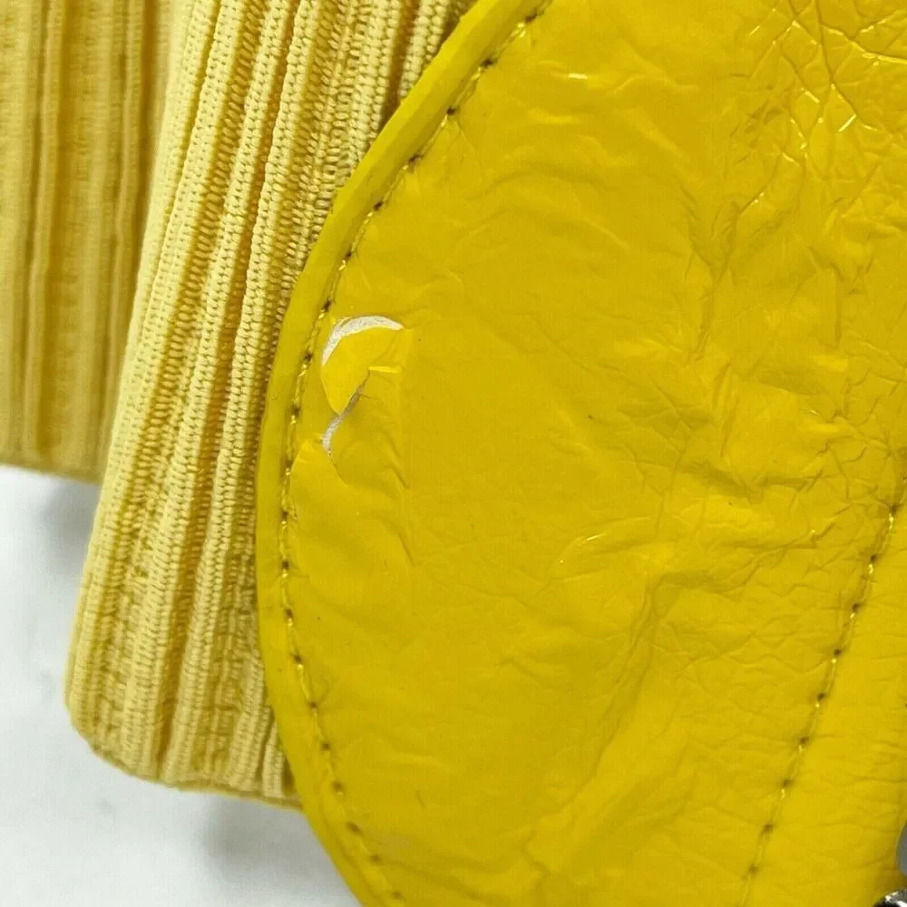 Special Rich Yellow Stretch Metal Buckle Belt Size Small S